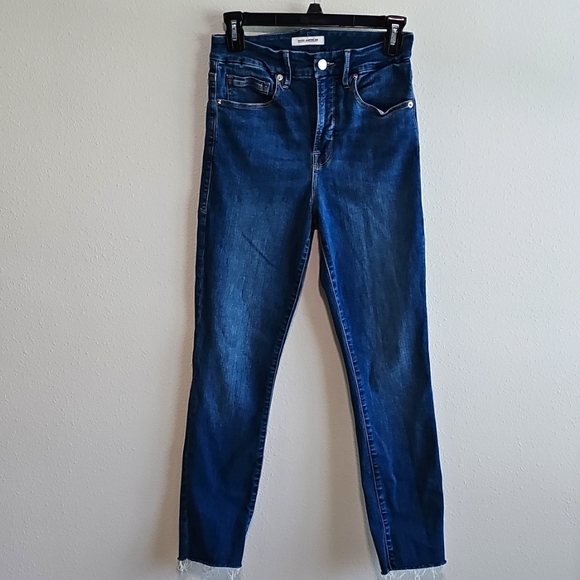 Good American Good Waist Crop Skinny Jeans | Size 2/26 - Picture 1 of 10